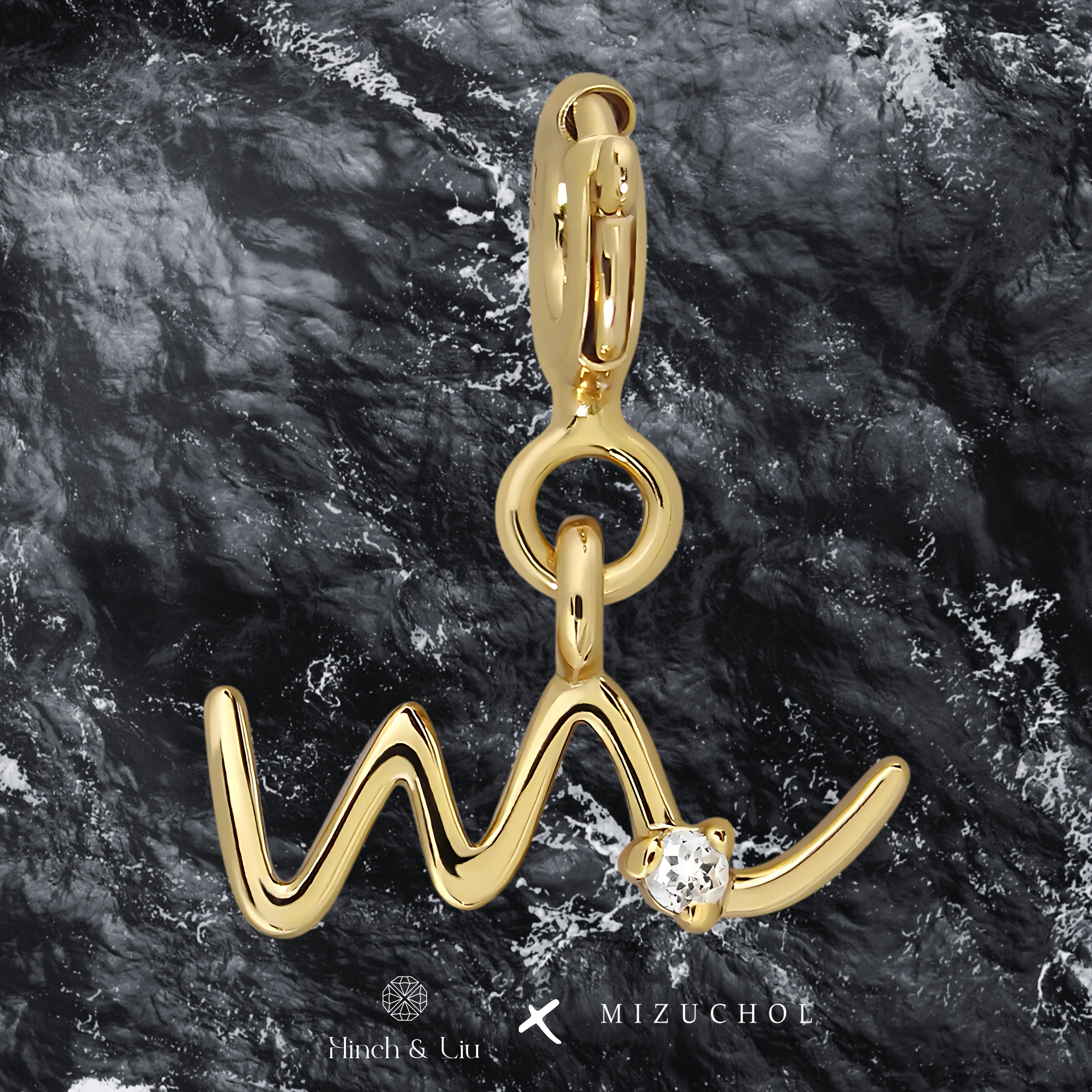 Letter Charms - Lab Grown Diamond Pendant in 14K Gold/18k Gold/925 Silver