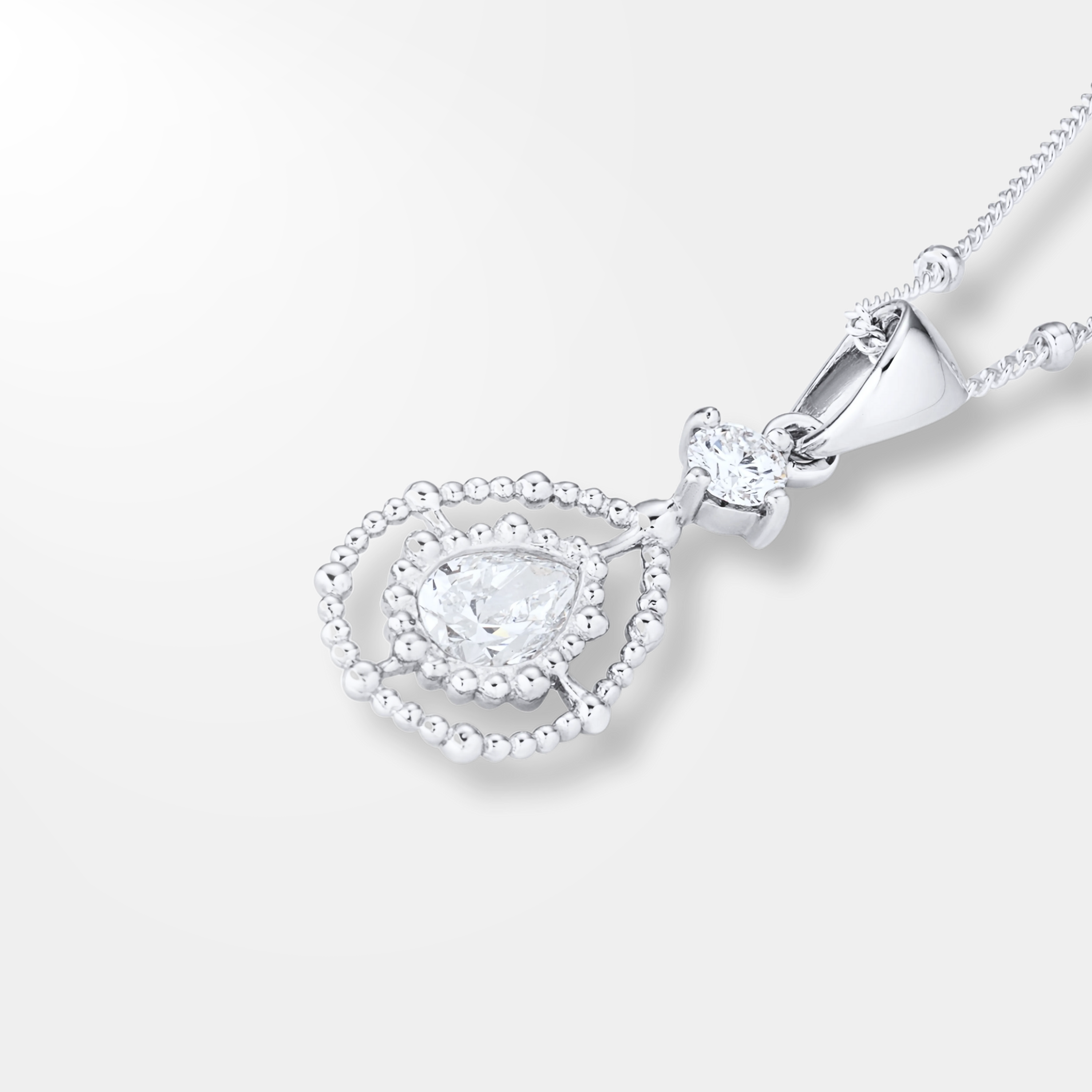 Ayutthaya - 0.77 ct. Lab Grown Diamond Pendant in 18K Gold / 14K Gold / Gold Vermeil, IGI Certified