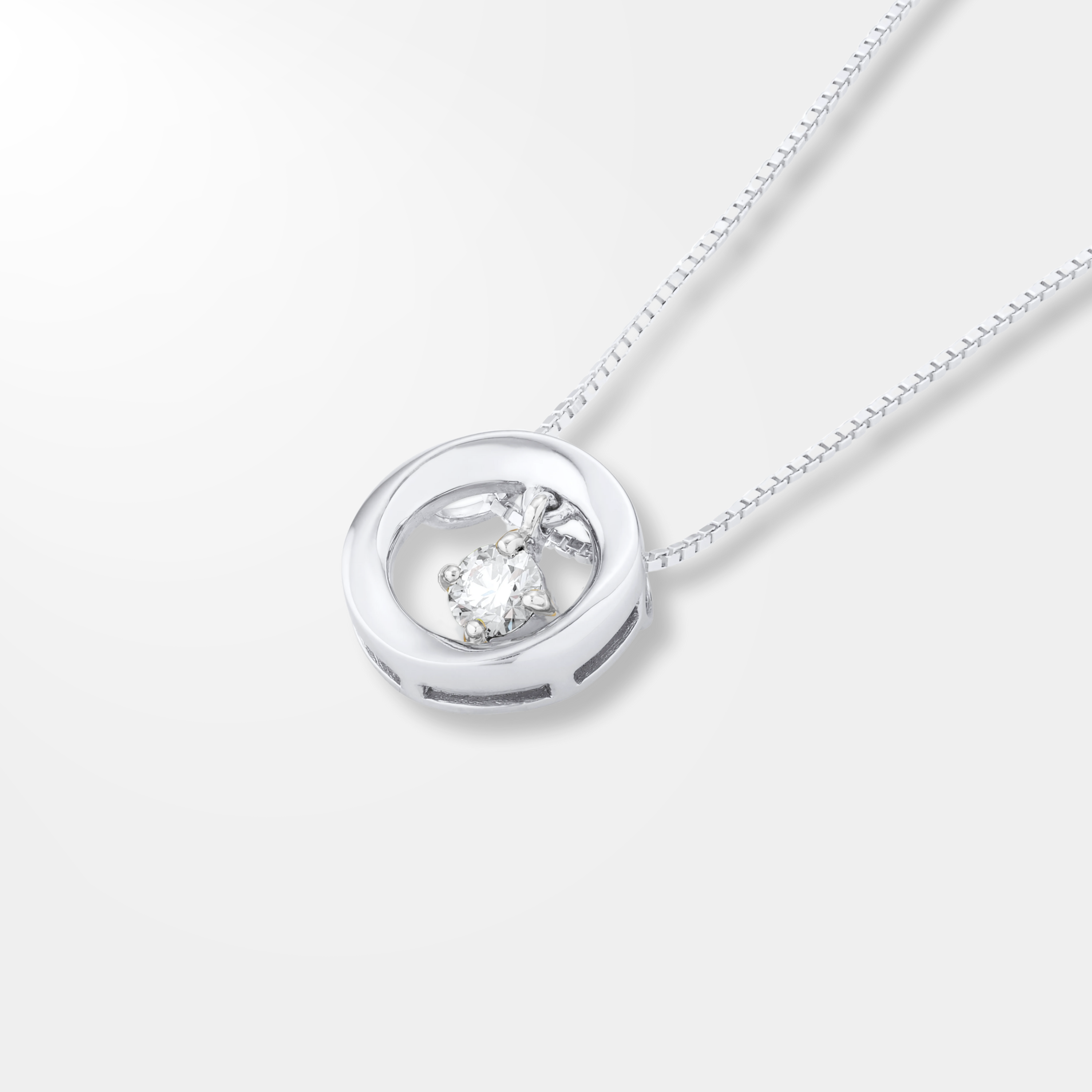 Droplet - 0.25 ct. Lab Grown Diamond Pendant in 18K Gold / 14K Gold / Gold Vermeil, IGI Certified