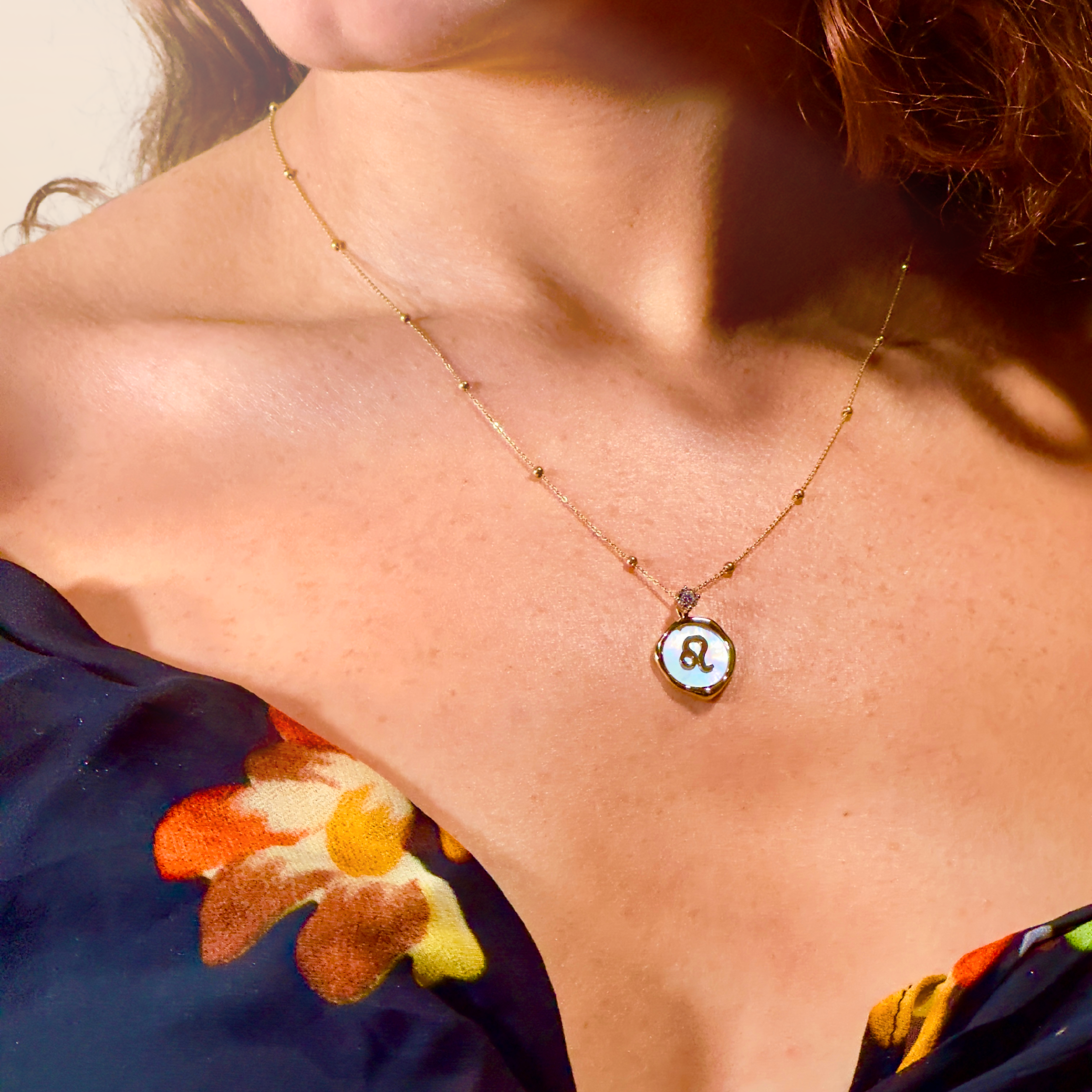 Leo Zodiac Pendant - 0.2 ct. Lab Grown Diamond Pendant in 18K Gold / 14K Gold / Gold Vermeil