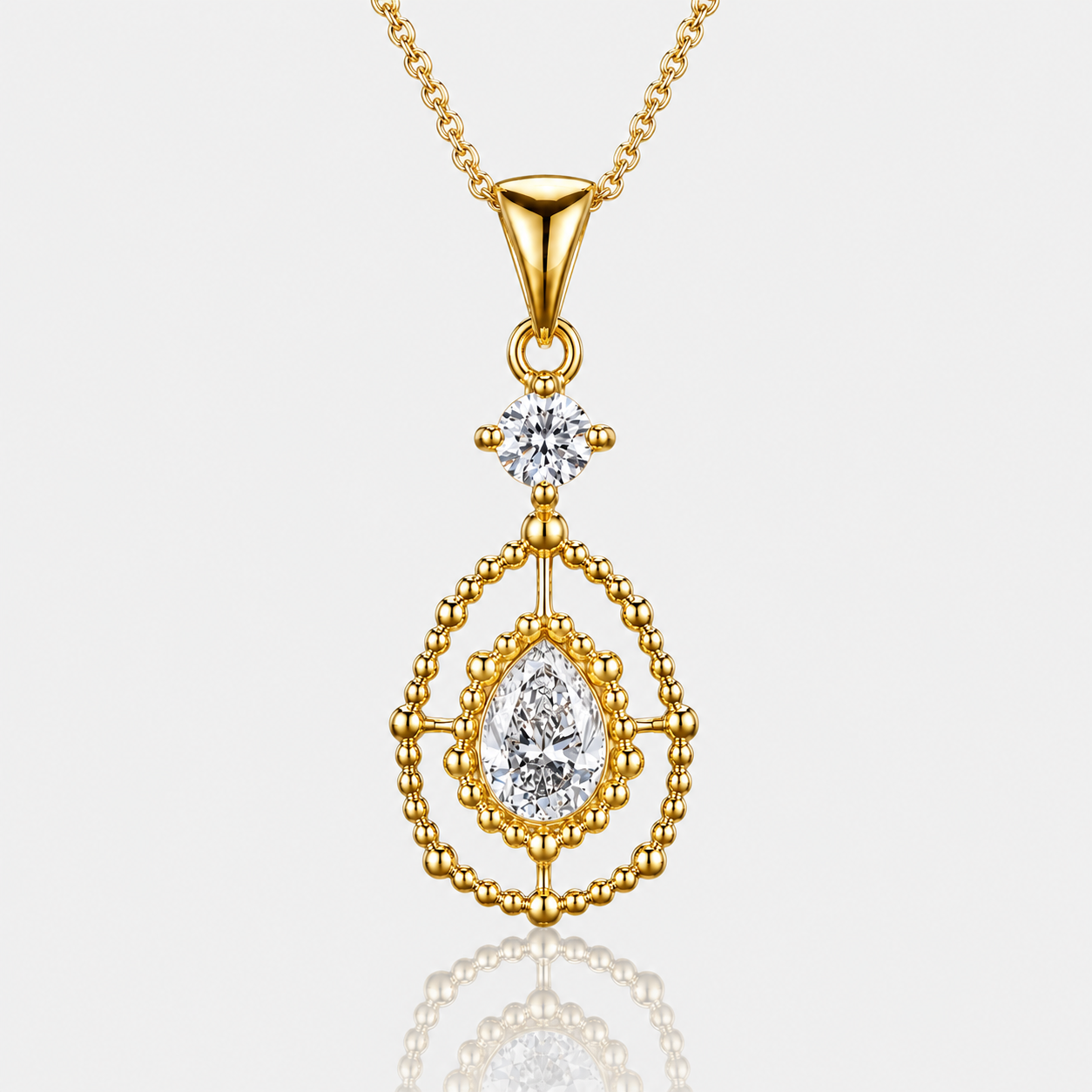 0.7 Carat IGI Certified Lab Grown Diamond Solitaire Pendant Necklace in 14K / 18K Gold / 925Silver | Ayutthaya