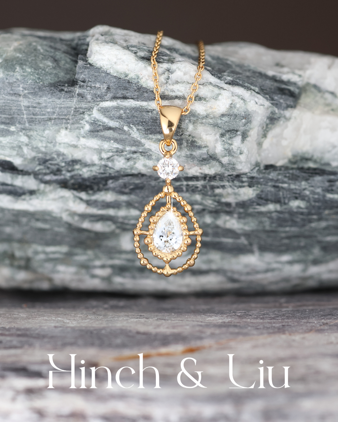 Ayutthaya - 0.77 ct. Lab Grown Diamond Pendant in 18K Gold / 14K Gold / Gold Vermeil, IGI Certified