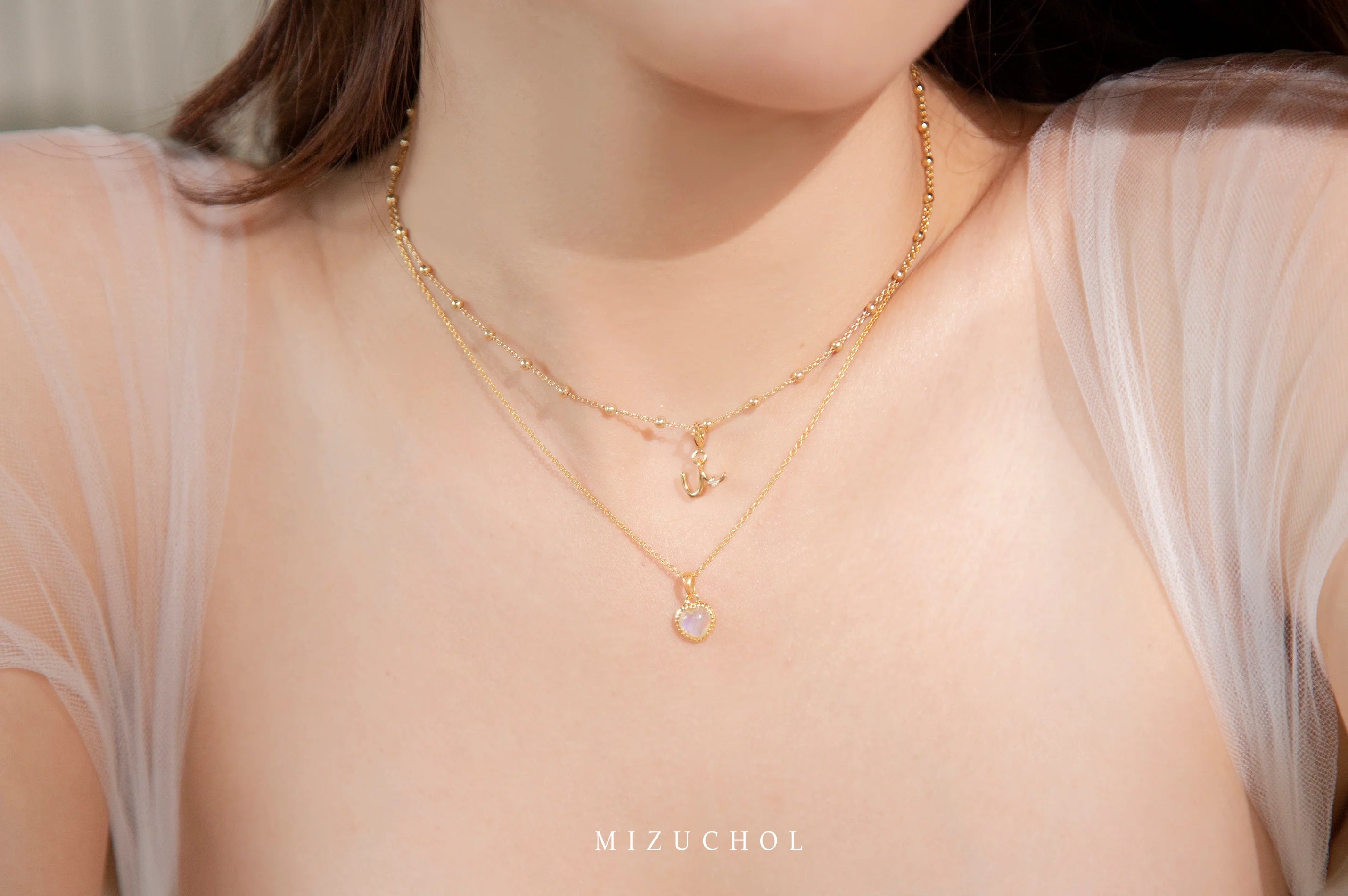 Letter Charm - Lab Grown Diamond Pendant in 14K Gold/18k Gold/925 Silver