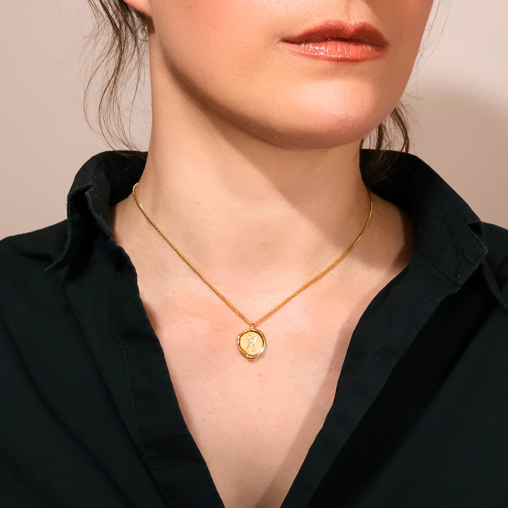 Z Letter Pendant - Lab Grown Diamond Pendant in 18K Gold / 14K Gold / Gold Vermeil