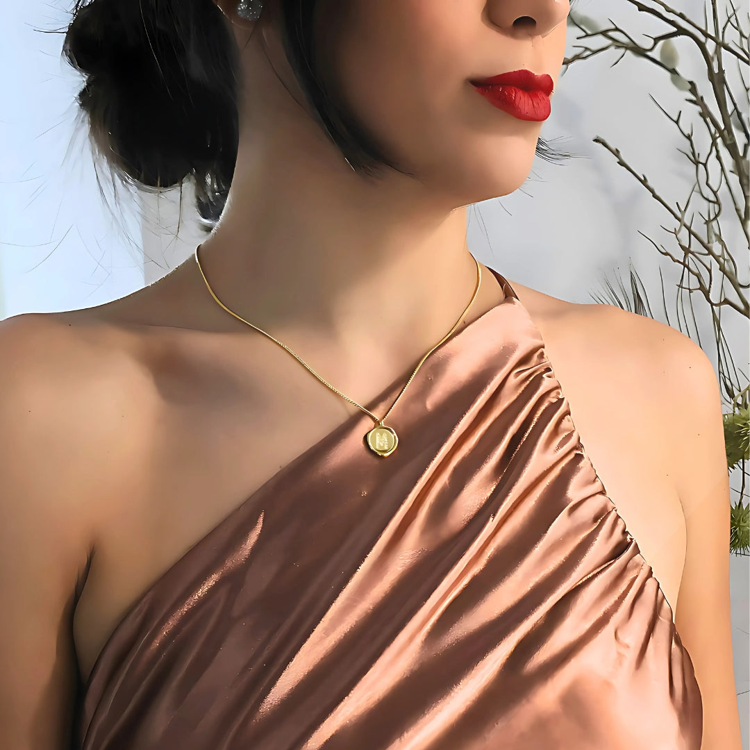 D Letter Pendant - Lab Grown Diamond Pendant in 14K Gold/18k Gold/925 Silver