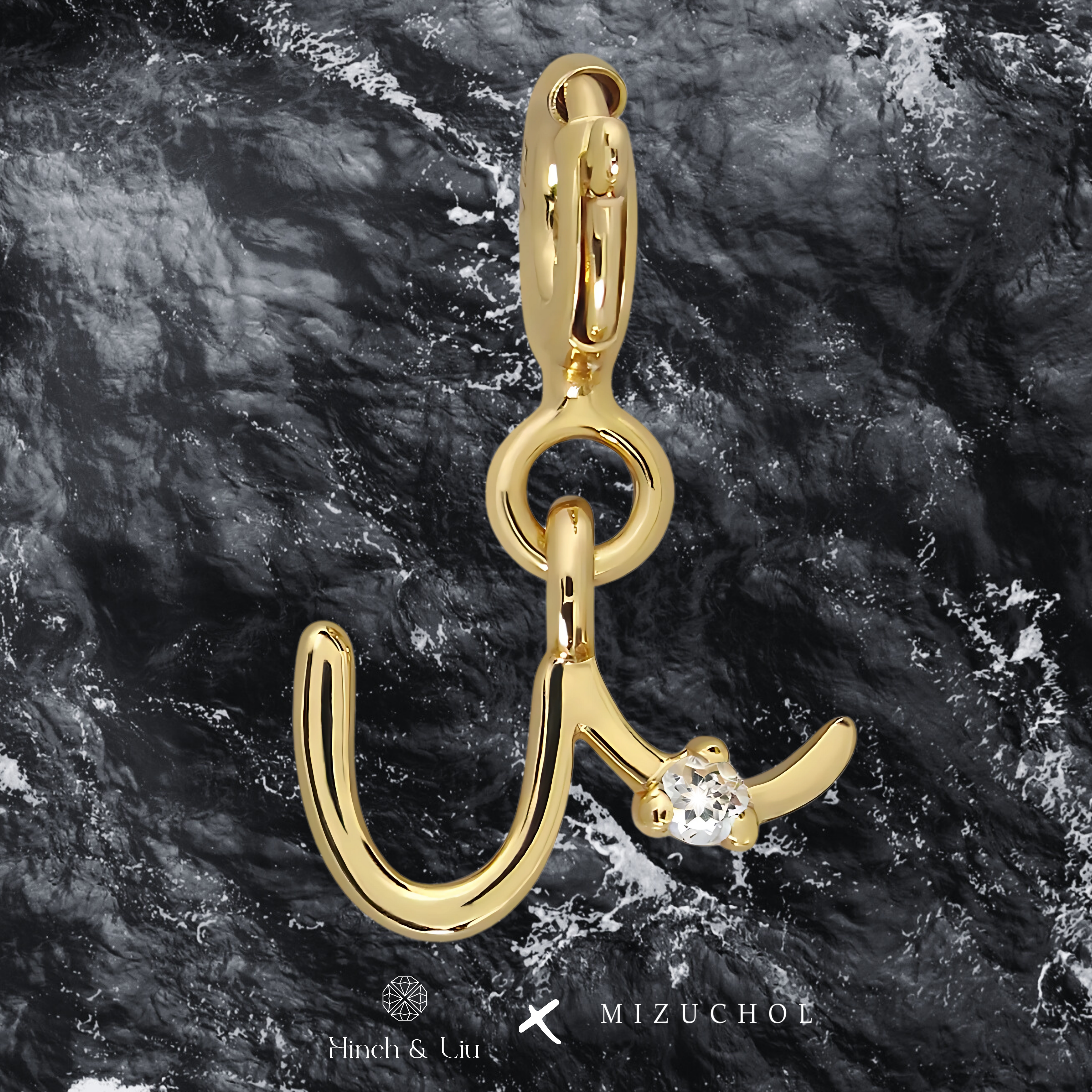 Letter Charms - Lab Grown Diamond Pendant in 14K Gold/18k Gold/925 Silver