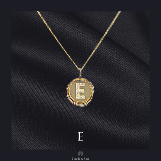 Wax Seal Letter Collection - The E Pendant