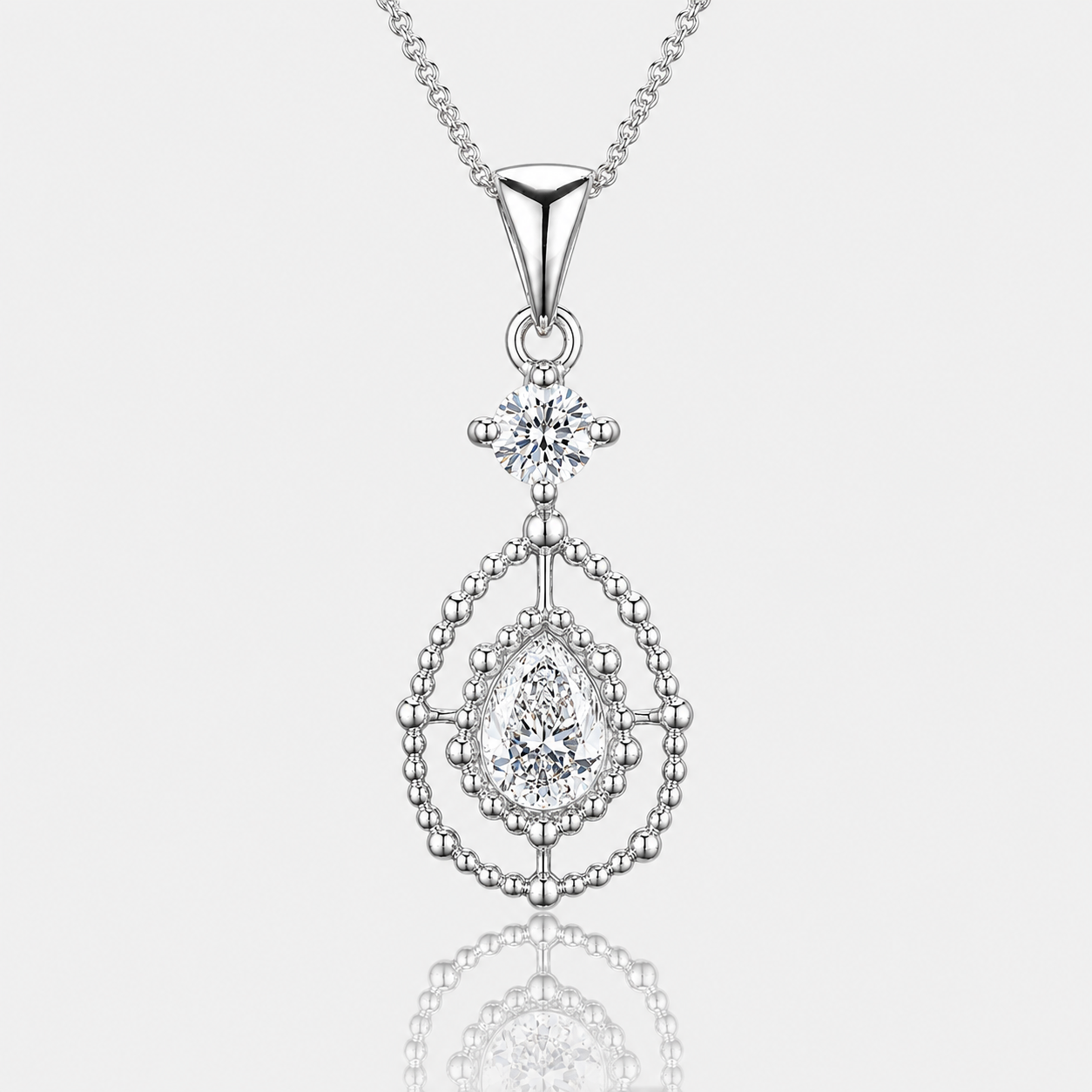 0.7 Carat IGI Certified Lab Grown Diamond Solitaire Pendant Necklace in 14K / 18K Gold / 925Silver | Ayutthaya