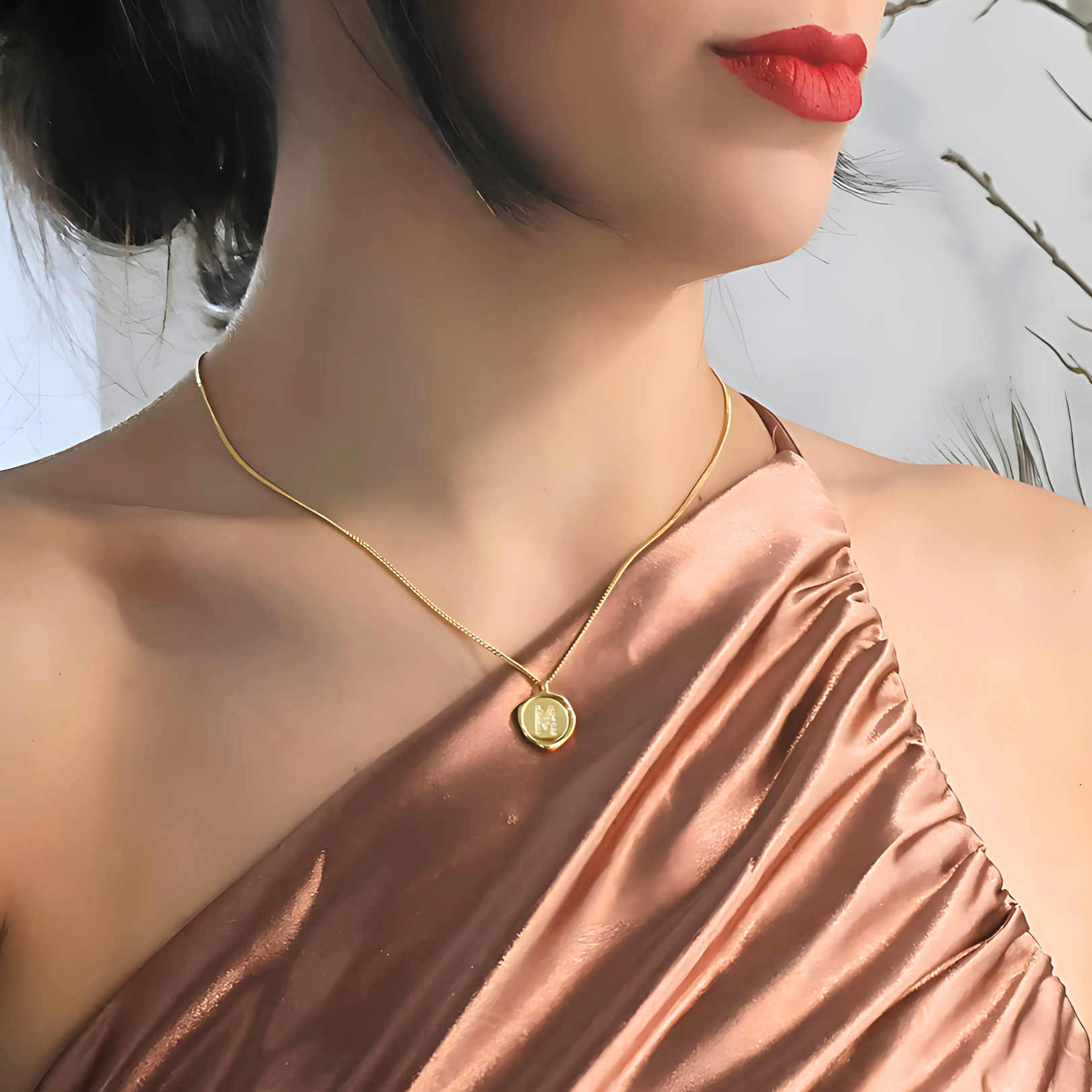 O Letter Pendant - Lab Grown Diamond Pendant in 14K Gold/18k Gold/925 Silver